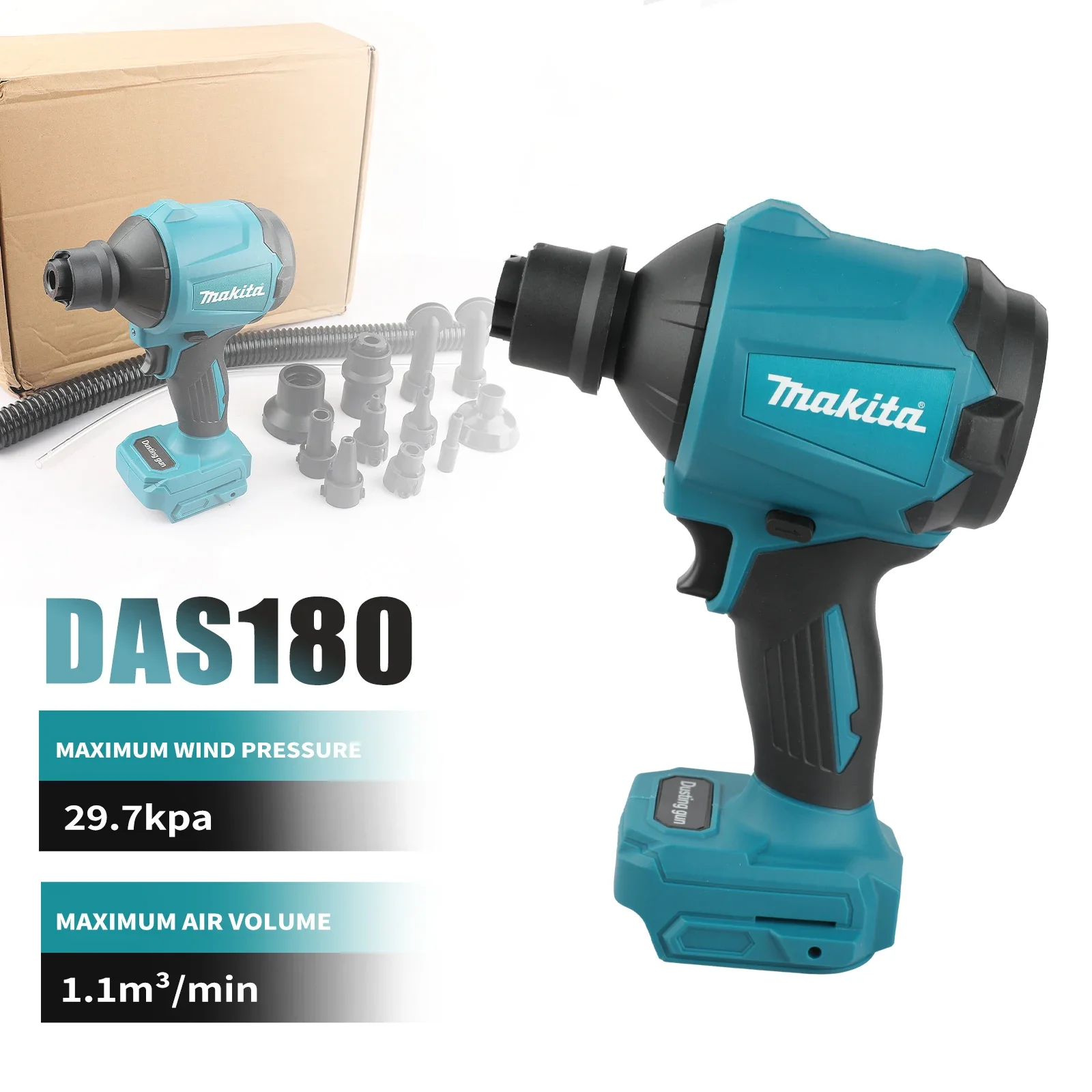 

Электроинструменты Makita DAS180: Мощный пневматический пылеудалитель Makita 18В для очистки от пыли в узких пространствах
