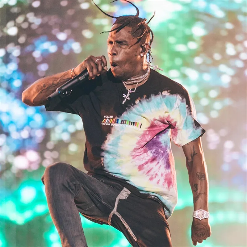 Summer ASTROWORLD Tour Vegas Shirt T-shirt Wen 1:1 high Quality T shirts Top Tees Cactus Jack Hip Hop T shirt