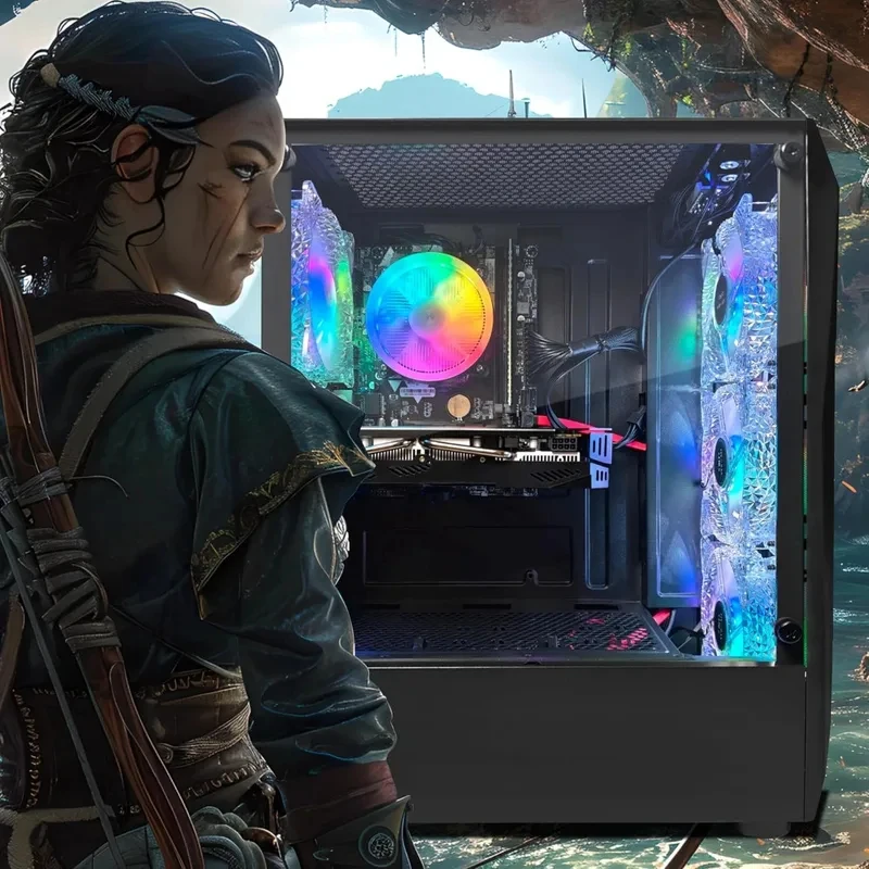Gaming PC Computer Desktop, Radeon RX 580 16G GDDR5, Core i5-9400F up to 4.1GHz - view 3