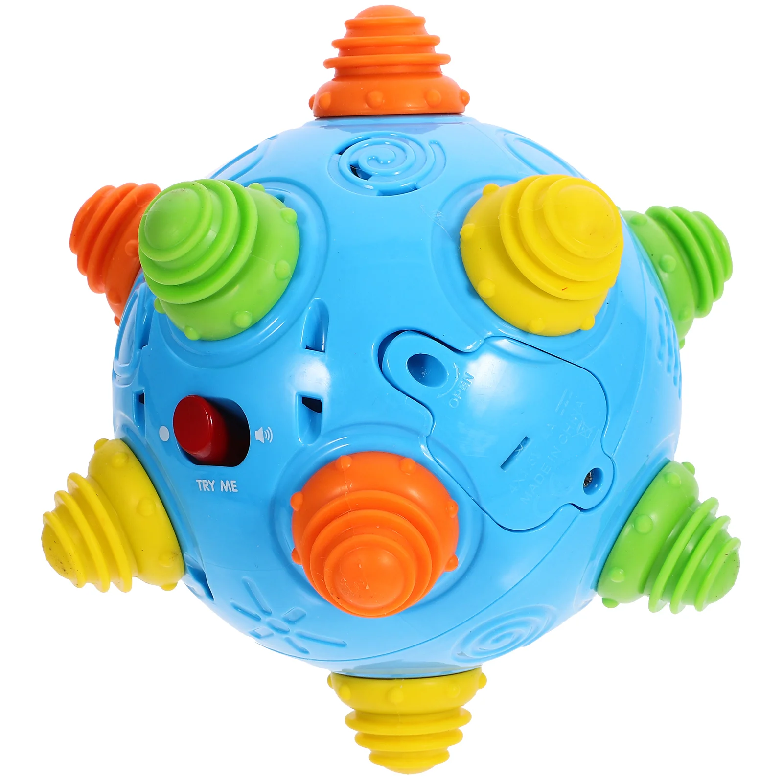 

1Pc Jumping Toy Colorful Antennae Elastic Bouncing Music Kids Educational Toys Bright Colors Outdoor Play