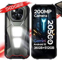 DOOGEE V Max LR Laser Rangefinder 5G AI Rugged Phone 36GB+512GB 6.78'' Display 20500mAh Battery Dual Camping Lights Smart phones