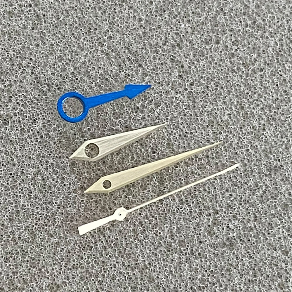

4PCS GMT Watch Hand 8.5-13-13.5-8.5mm Blue GMT Needle + Silver/ Gold Dauphine Needle Kits for NH34 Movement Watch Parts