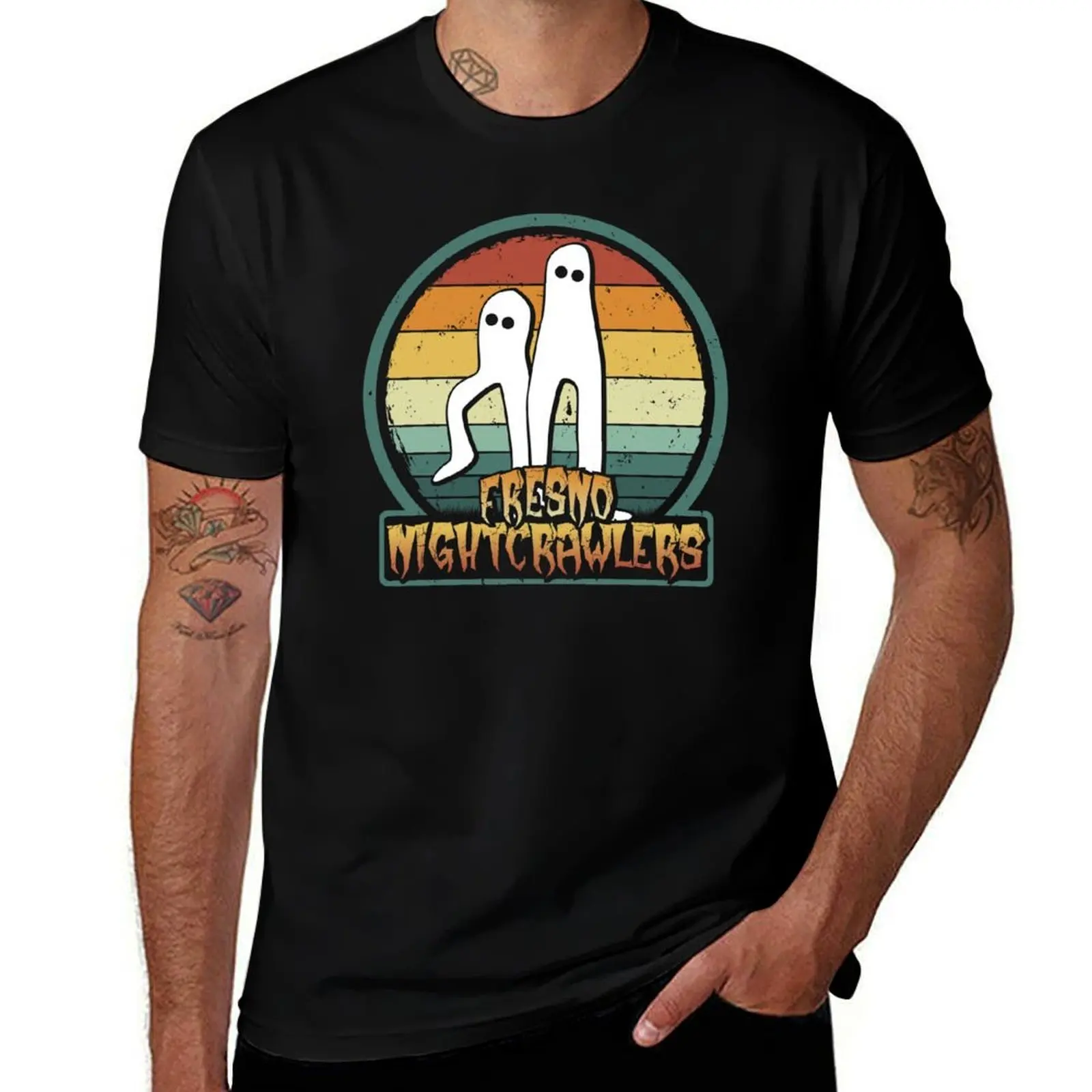 Fresno Nightcrawlers - Retro Cryptid Gift T-Shirt High Elasticity Sports T-Shirt