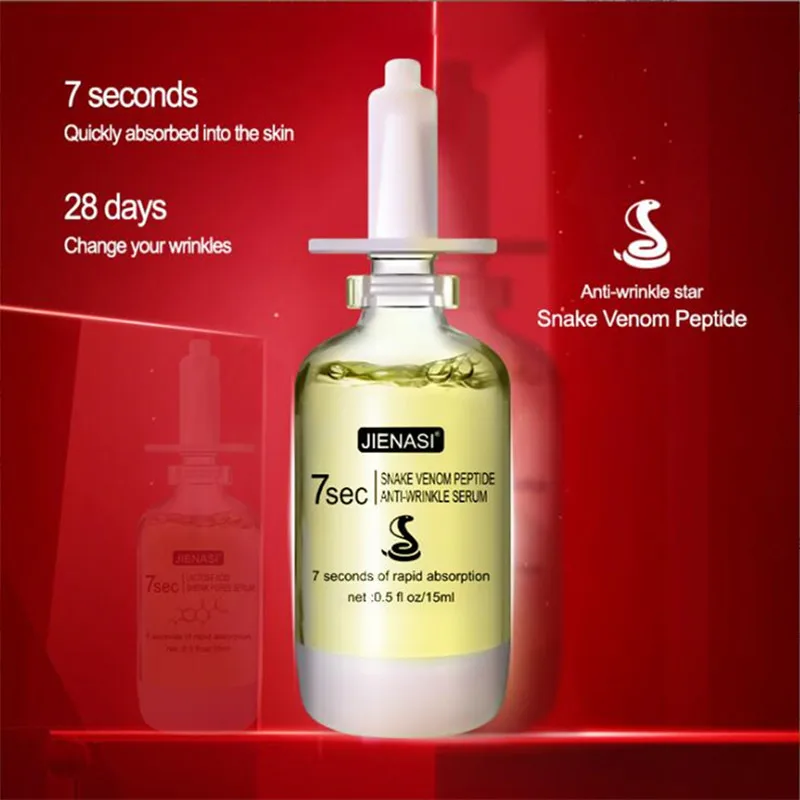 7 Seconds Snake Venom Serum Anti-wrinkle Essence Removes Fine Lines Reduces Wrinkles Collagen Lifts And Tightens Skin