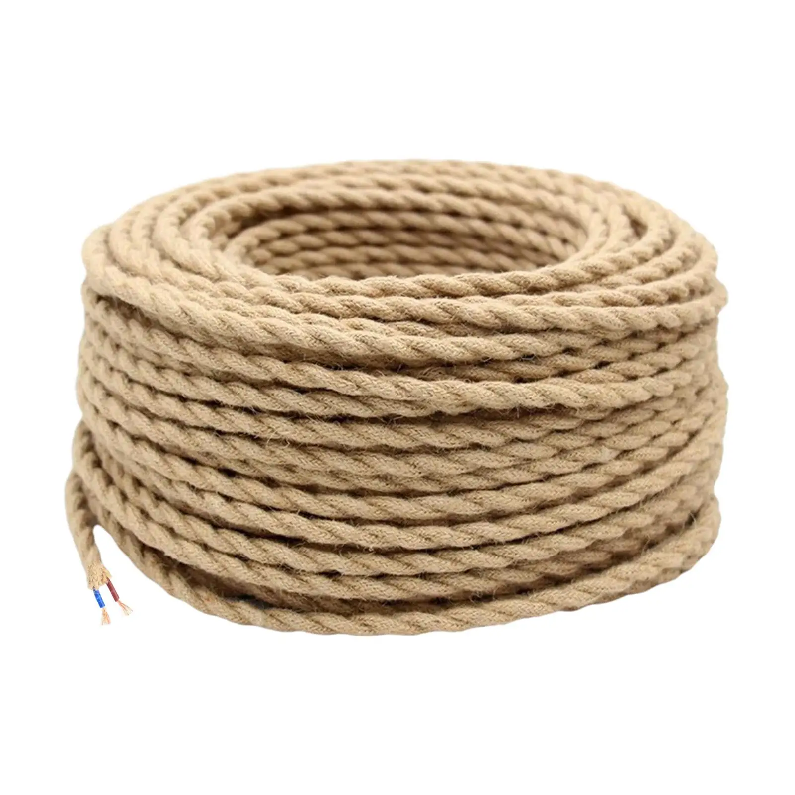 Fabric Electrical Cord Rope Wire Lamp Cord for Table Lamp Pendant Light Kits