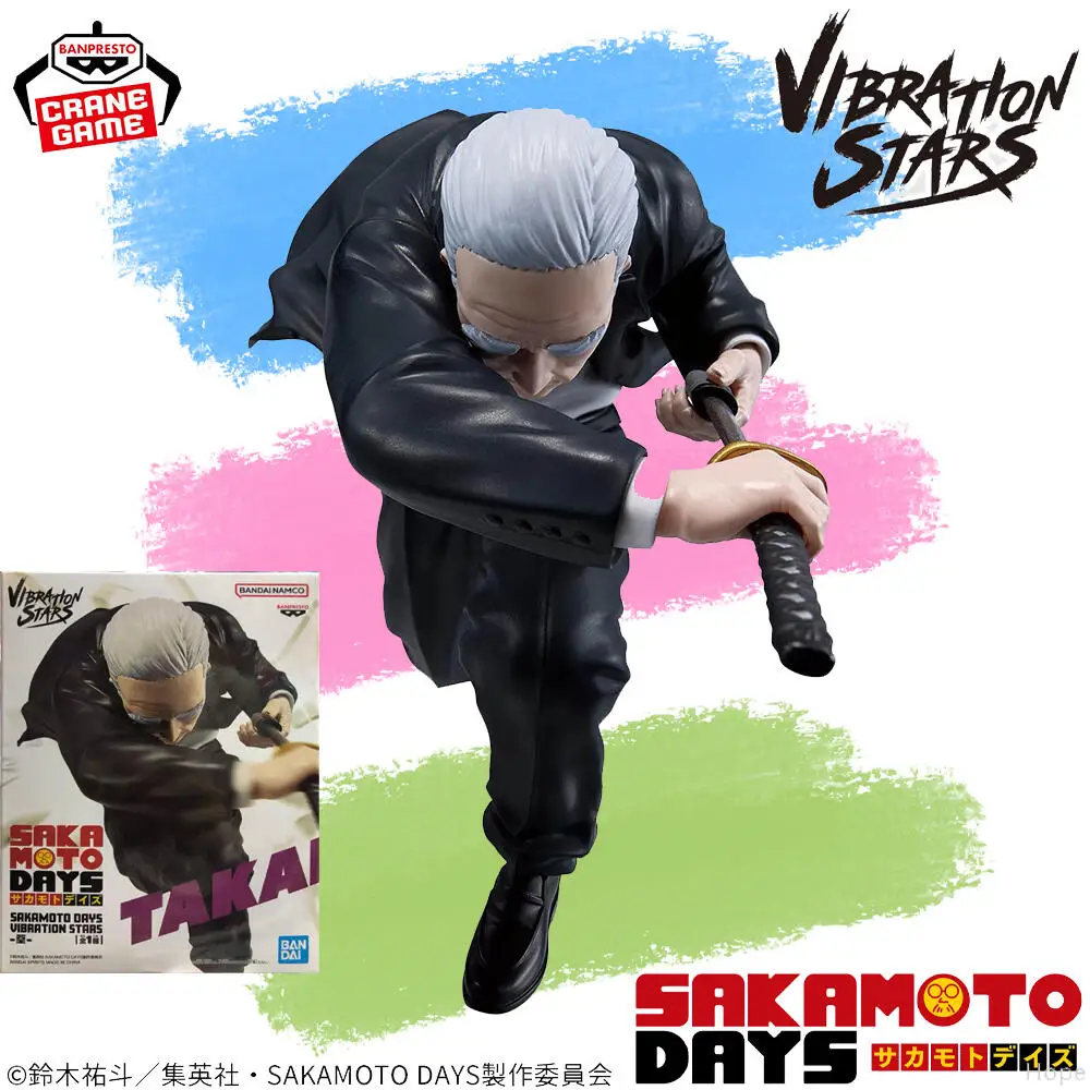 

In Stock Original BANPRESTO VIBRATION STARS SAKAMOTO DAYS ORDER Takamura Figure Anime Model Genuine Boxed Toy