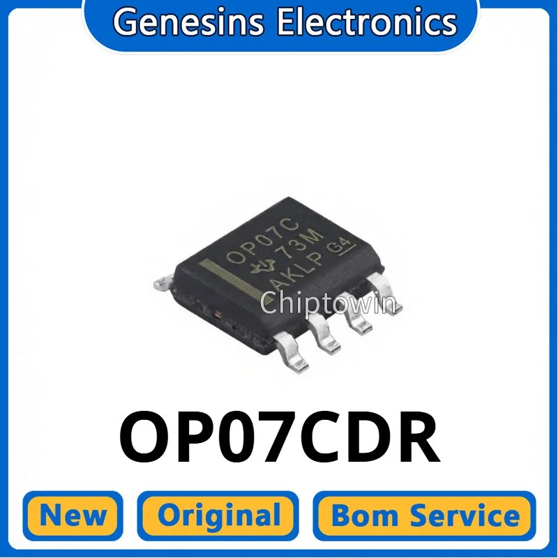 5/50/500 pcs OP07CDR OP07C SOP-8 Bipolar Operational Amplifier W7