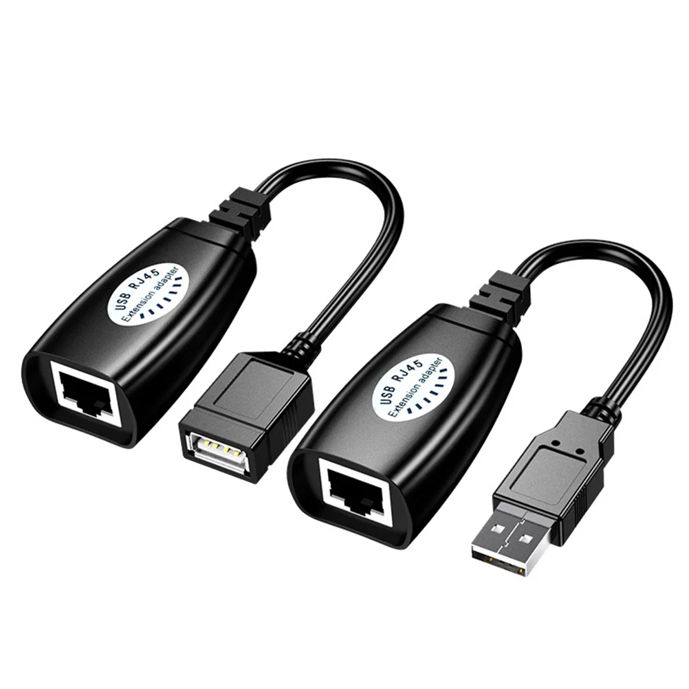 

Usb Cable Extender Network Line Ethernet Adapter Lightweight Portable Plug Play Usb Extension For Home Office Dorm School