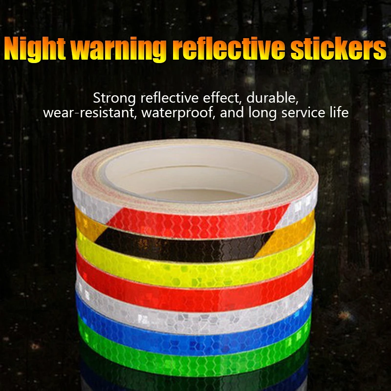 Bicycle Reflective Stickers Mountain Bike Bicycle Body Stickers Luminous Safety Equipment Motorcycle Accessories