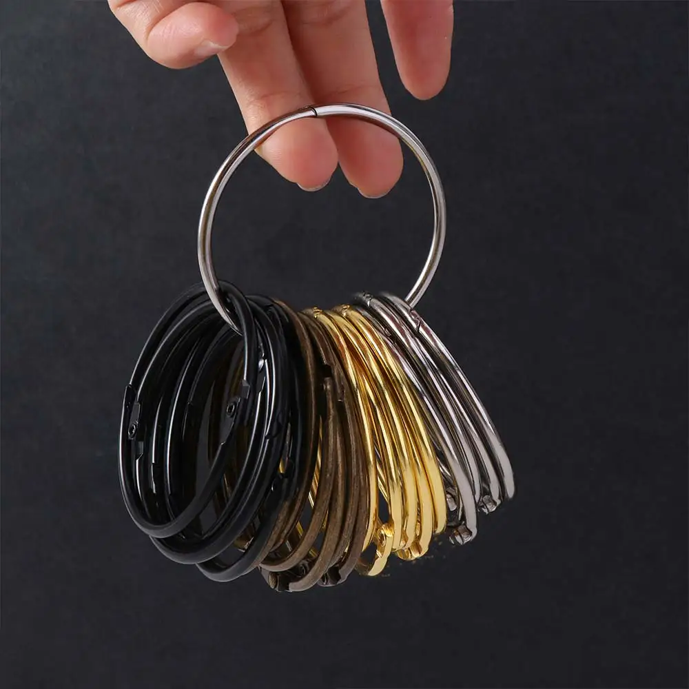 12PCS Rust Proof Shower Curtain Hooks Anti-Drop Circular Bathroom Curtain Rings Strong Load-bearing Curtain Rings