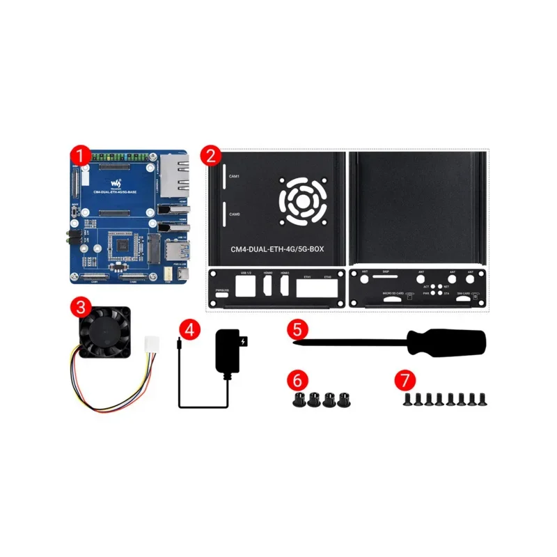 4G LTE Gigabit Ethernet USB GPIO ชุดบอร์ดขยายฮับสำหรับ RPI ราสเบอรี่ Pi โมดูลคอมพิวเตอร์4 CM4ไลท์2GB 4GB 8GB