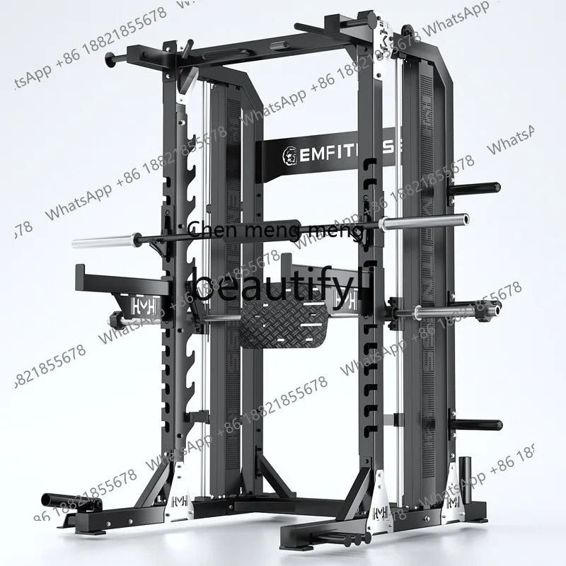 

Deep Squat Rack Multifunctional Pull-up Trainer Gym Commercial Bench Press Weight Rack
