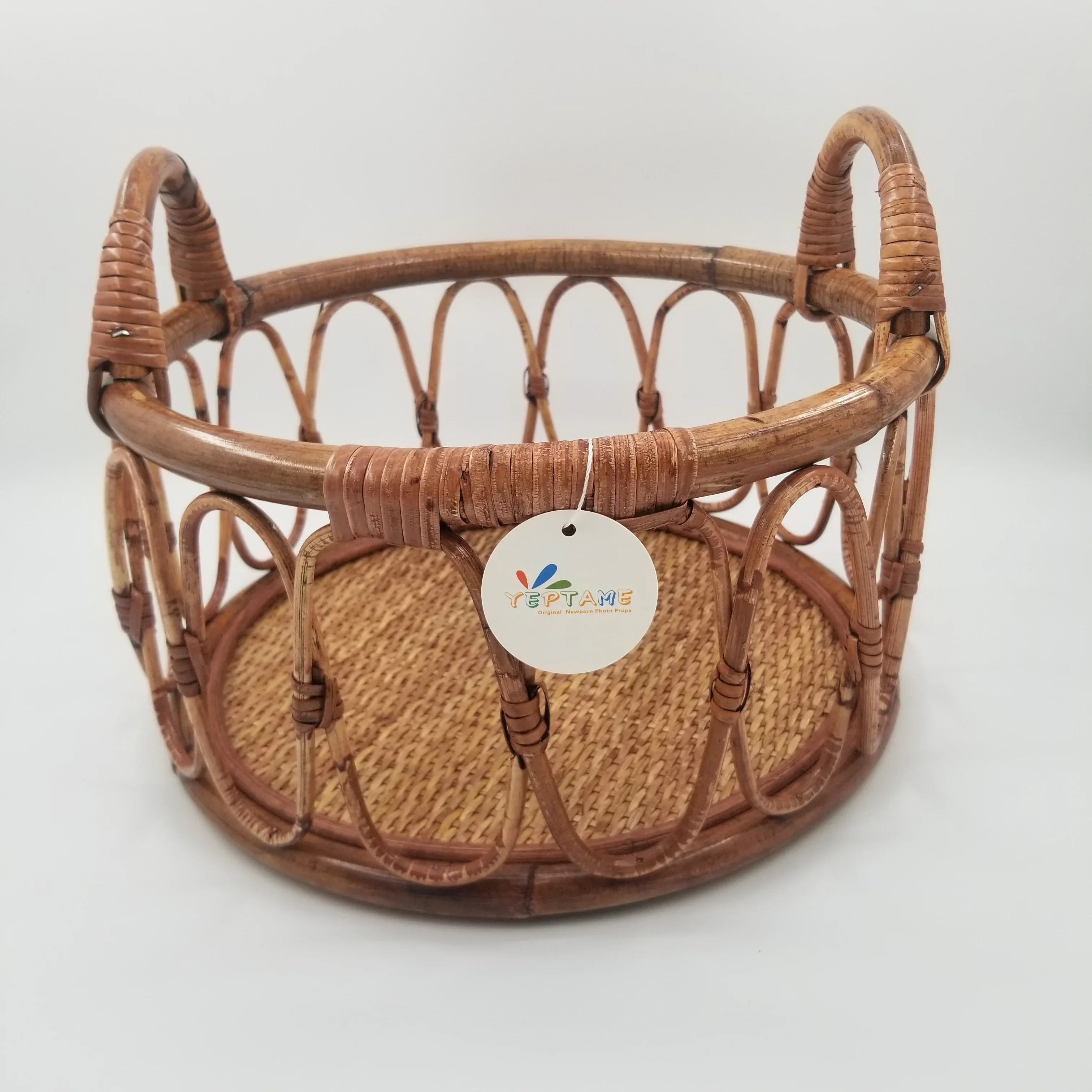 Newborn Photography Props Baby Basket AdjustableBabies Milestone Photo Accessori for Studio Photo Shoot Props Basket