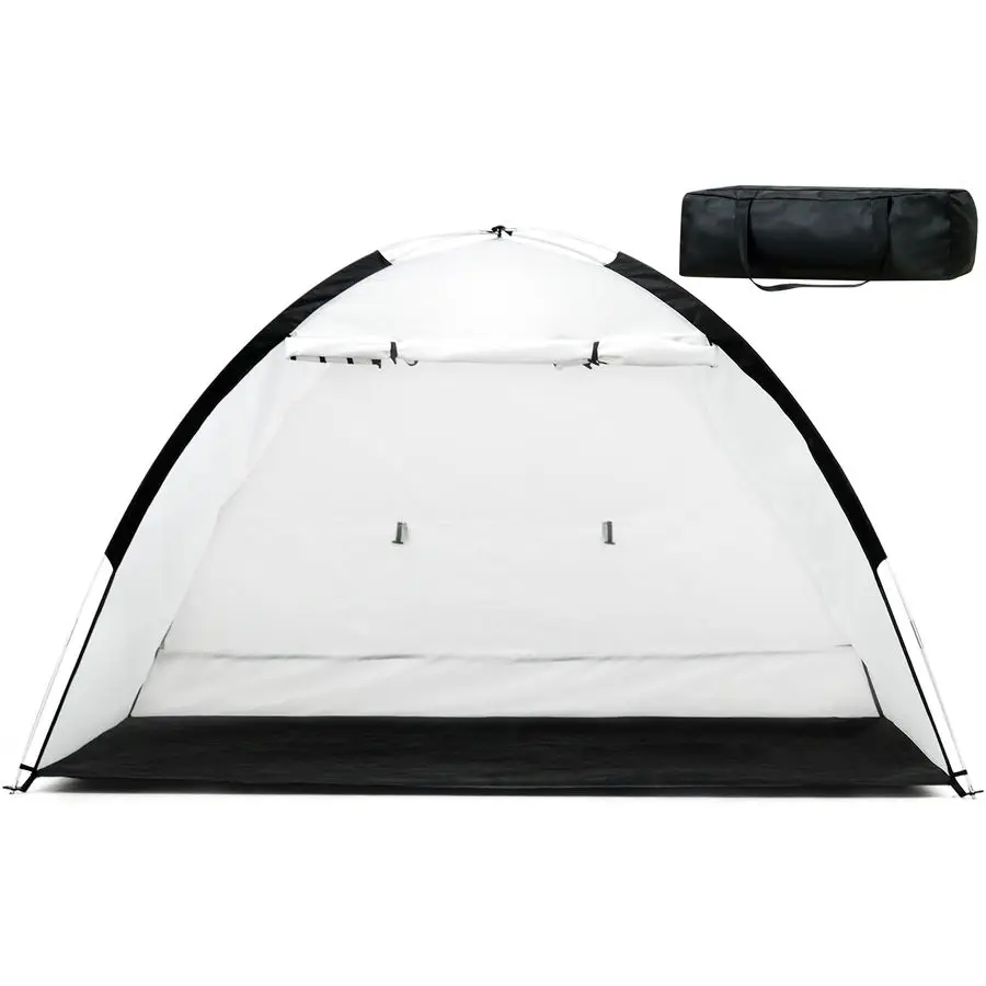 

Spray Paint Booth Tent Spray Shelter with Waterproof Floor, Mesh Screen amp Rear Vent, Hobby Paint Shield Tool Painting Station,