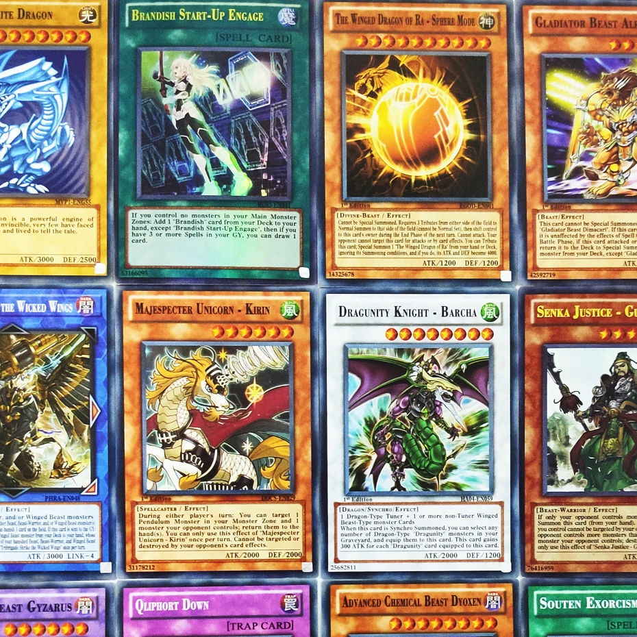 Yu Gi Oh Game Cards Classic Carton YuGiOh Anime Yu Gi Oh English Play Game Cards Collection Boy Toys Gift