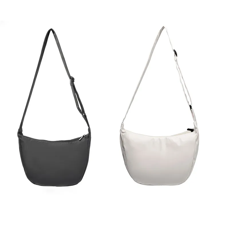 XOKY Casual Women Shoulder Bag Korean Style Hobos Bag Youth Crossbody Shoulder Bag messenger bag Large Capacity Nylon Bag 1009