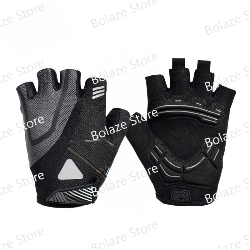 

Cycling gloves in summer, thin half fingers, men's and women's anti-slip shock absorption, short fingers breathable