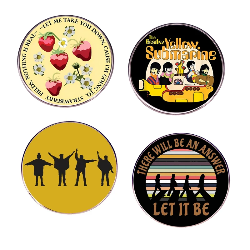 Pop Classic Rock Band Pin Fashion Cartoon Music Singer Alloy Brooch Fan Collection Badge Jewelry Gift Accessories