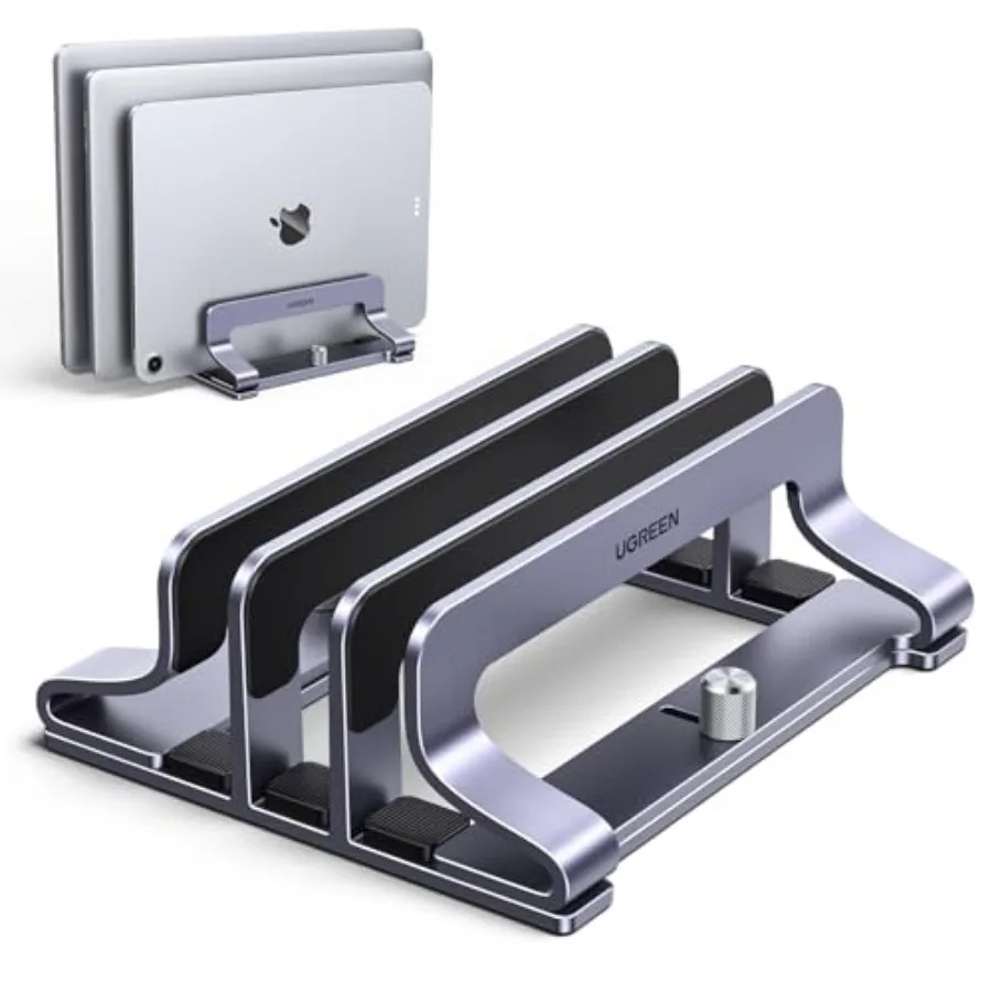 

Вертикальная подставка для ноутбука, совместимая с MacBook Pro Air, регулируемая настольная подставка для ноутбуков Lenovo Ideapad Surface Book H