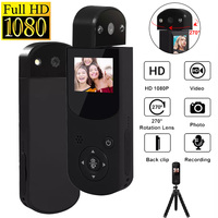 HD 1080P Mini Action Camera 1.5'' Portable Digital Video Recorder Sports DV DVR Beauty Filters Body Cam 270 Degree Camcorder