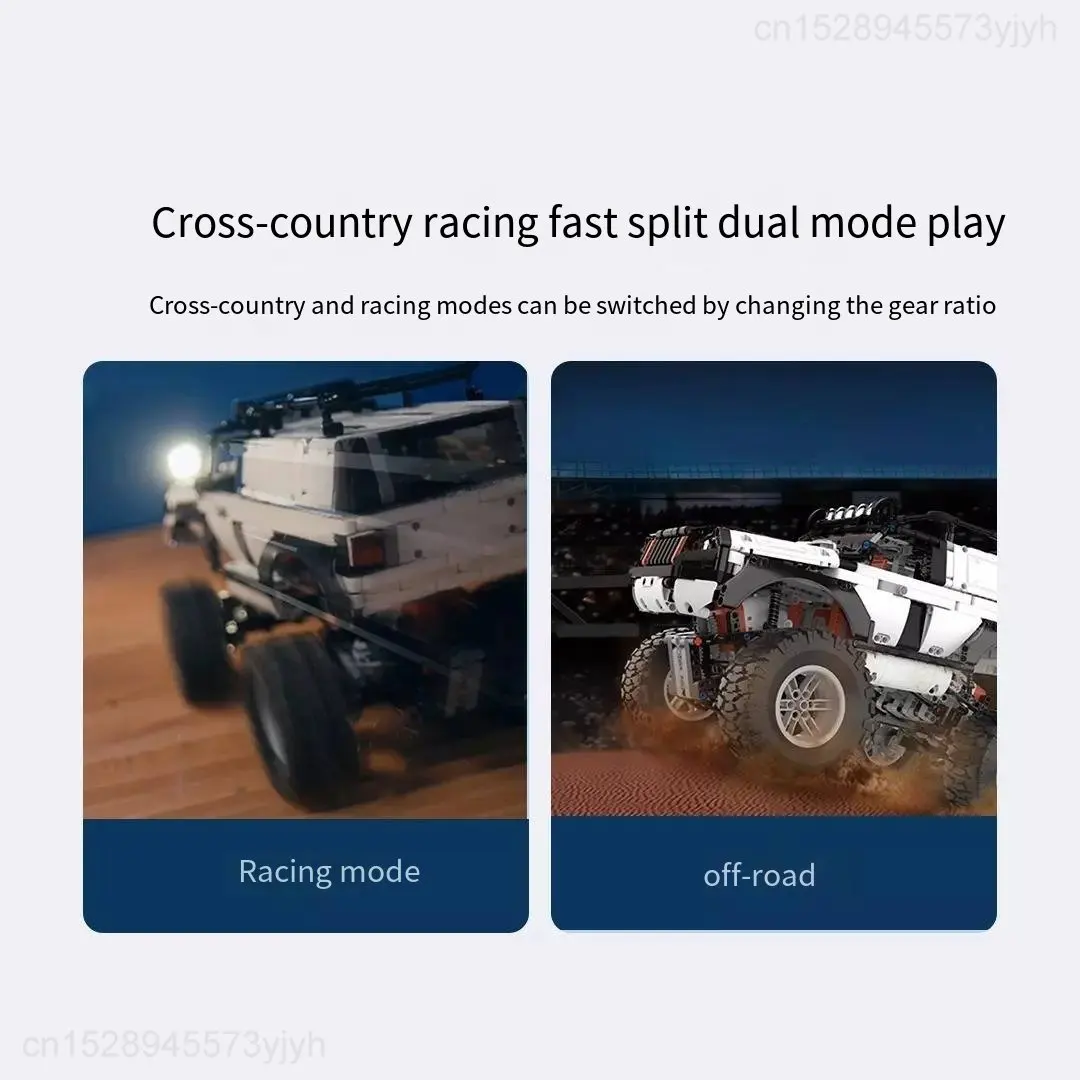 Youpin ONEBOT Интеллектуальный вездеходный четырехколесный привод джип автомобиль сборные блоки для мальчиков высокоскоростной сброс версия