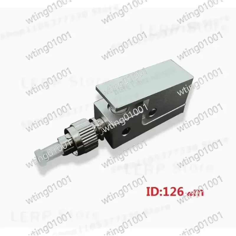 for FC Square Bare Fiber Adapter Flange Temporary Connection OTDR Test Bare Fiber Coupler