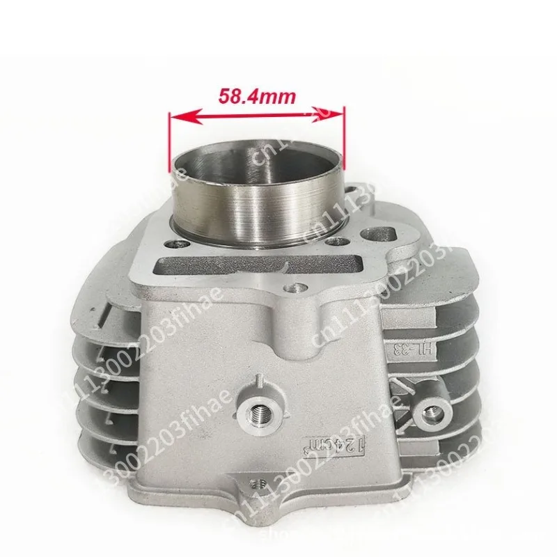 125CC Cylinder 52.4mm Bore Aluminum Cylinder Block Piston Kit Horizontal 125cc Engine Parts