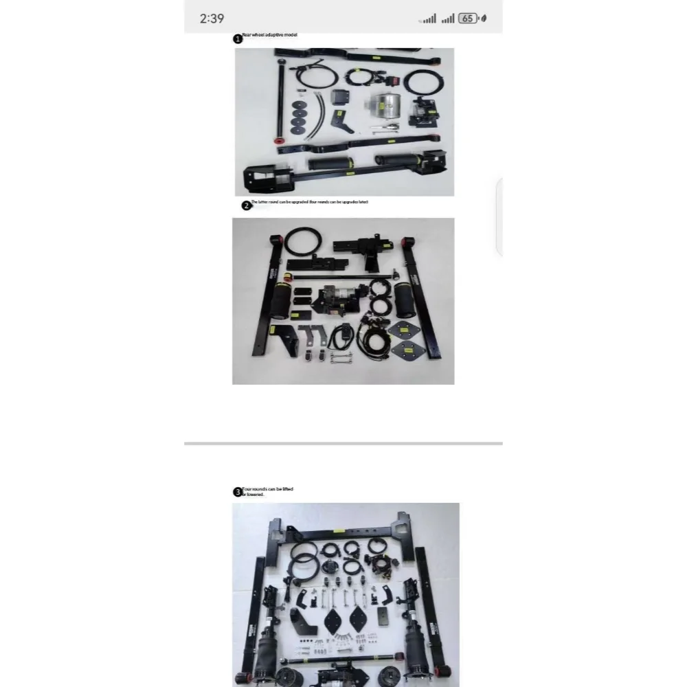 Premium CE TUV Certified GLIDE RITE Air Suspension System Adjustable Height High Load Capacity Heavy-Duty Hitch Mounts for