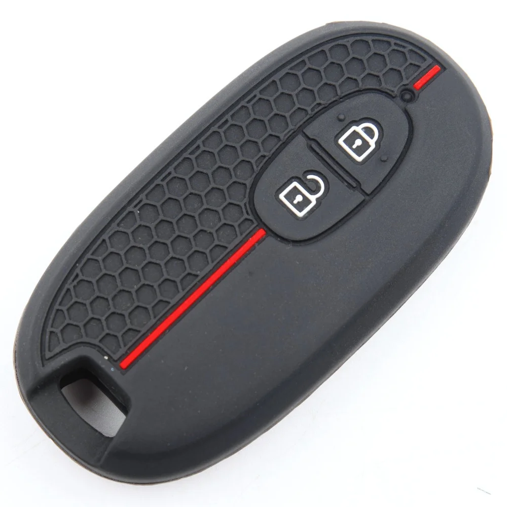 Silicone Car Key Fob Cover For Suzuki Wagon R Every Hustler Palette Solio Alto Lapin Spacia Non Slip Precise Fit