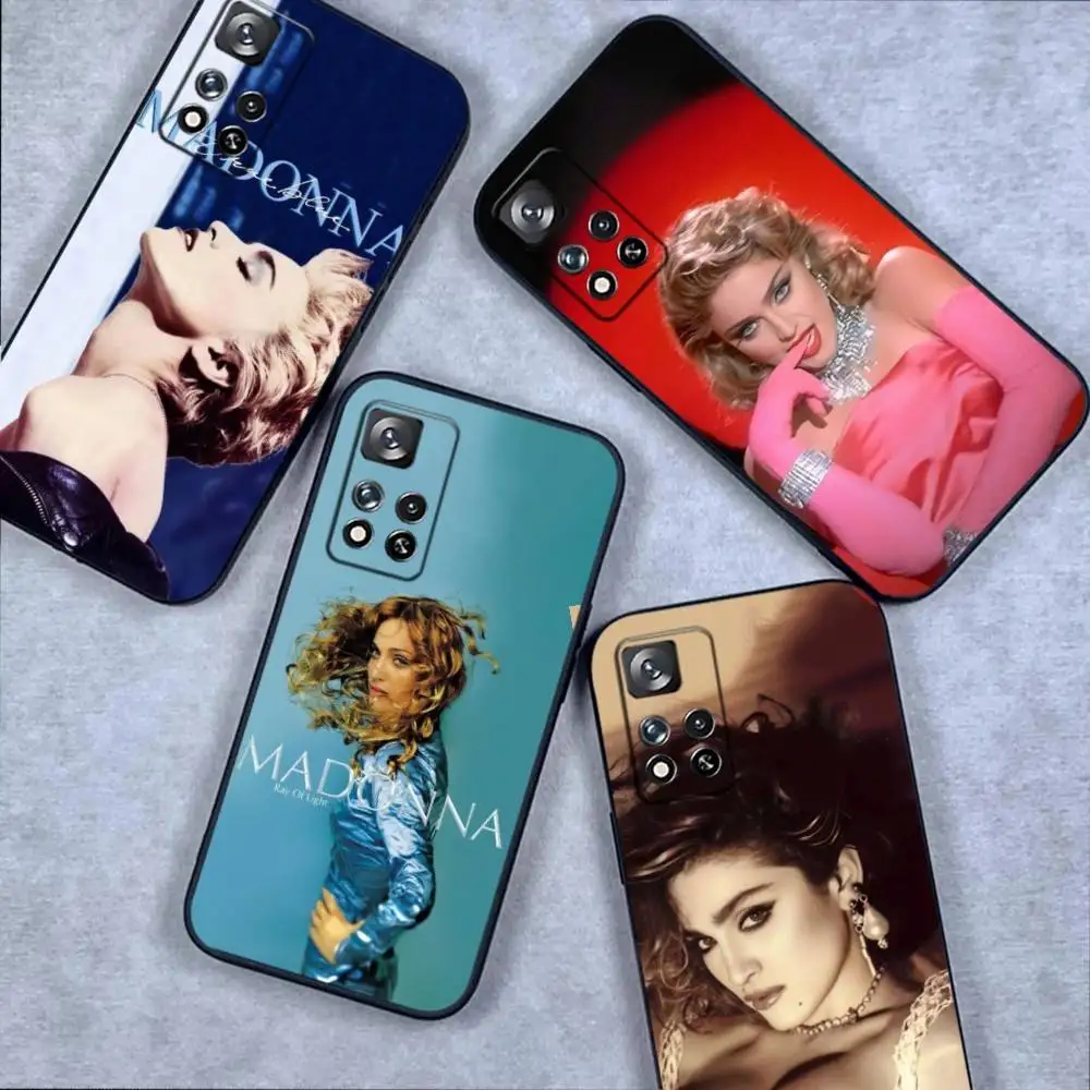

M-Madonna 80s True Blue Phone Case For Samsung S 25,24,23,22,30,21,10,9,Ultra,Plus,Lite,FE,4,5G Black Soft Case