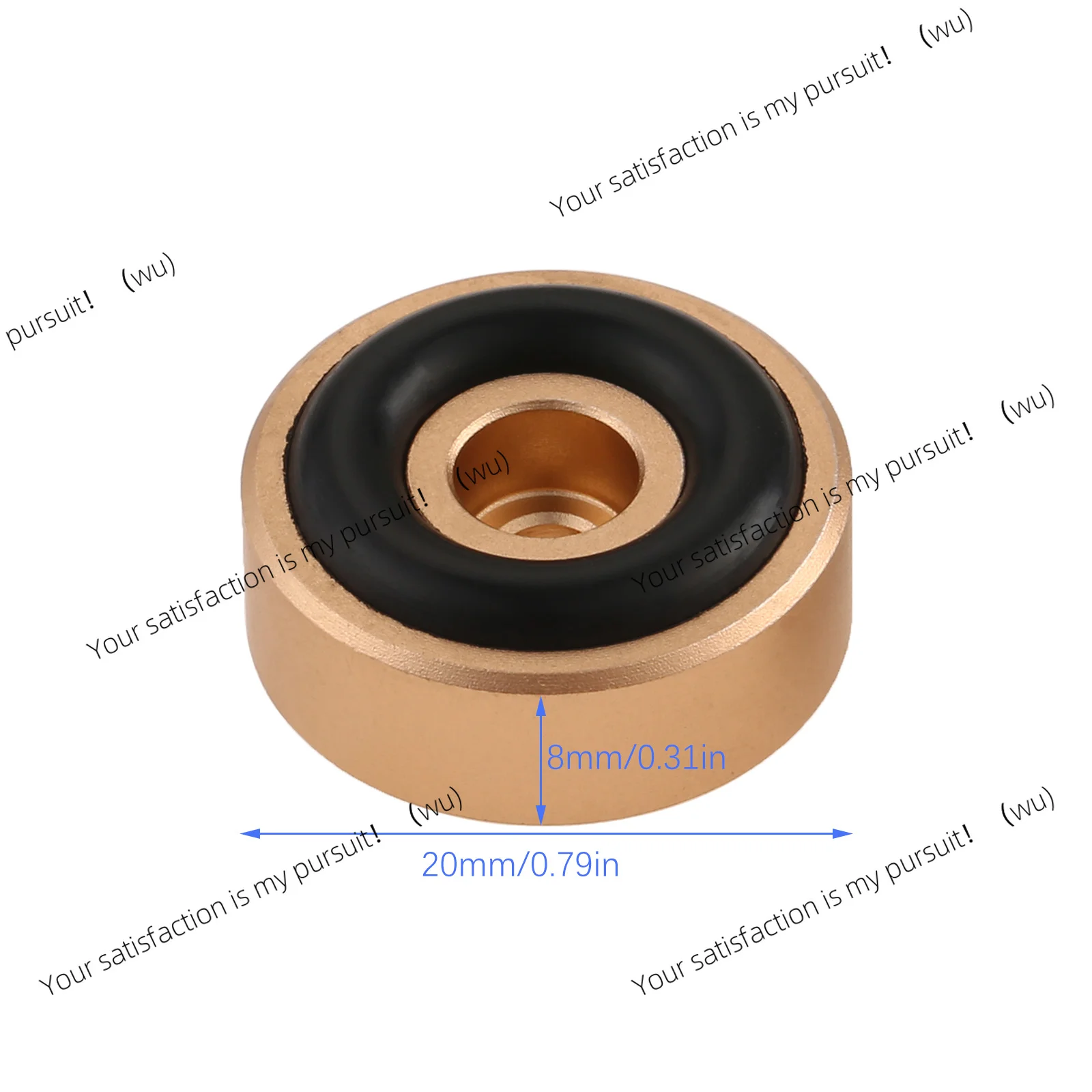 For Furniture Chair Cabinet 8 Pcs Cutting Board Feet with Non Slip Pads Aluminum Alloy Feet Legs with Rubber Feet and Screws Kit