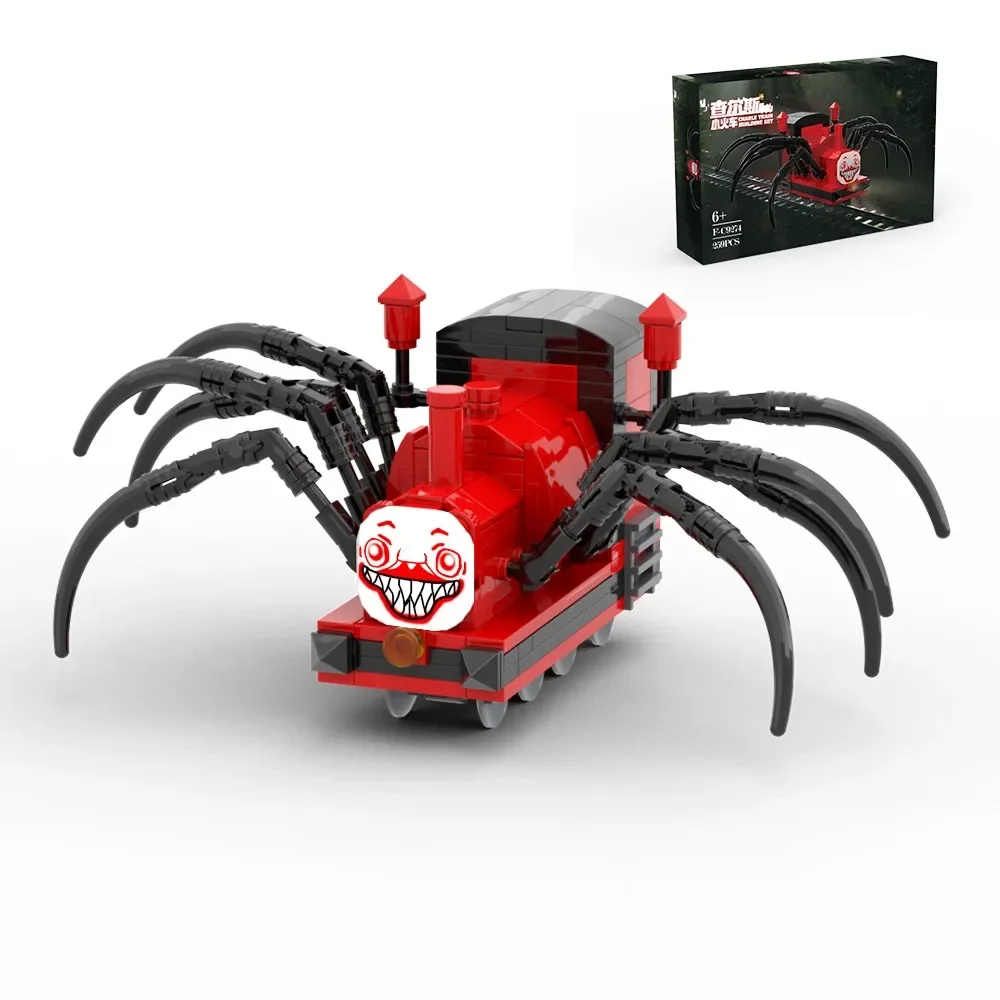 

Spider Train Choo Choo Charles Horrors Game Monster Animal Figures Building Block Set Educational Bricks Toys Kid Birthday Gifts