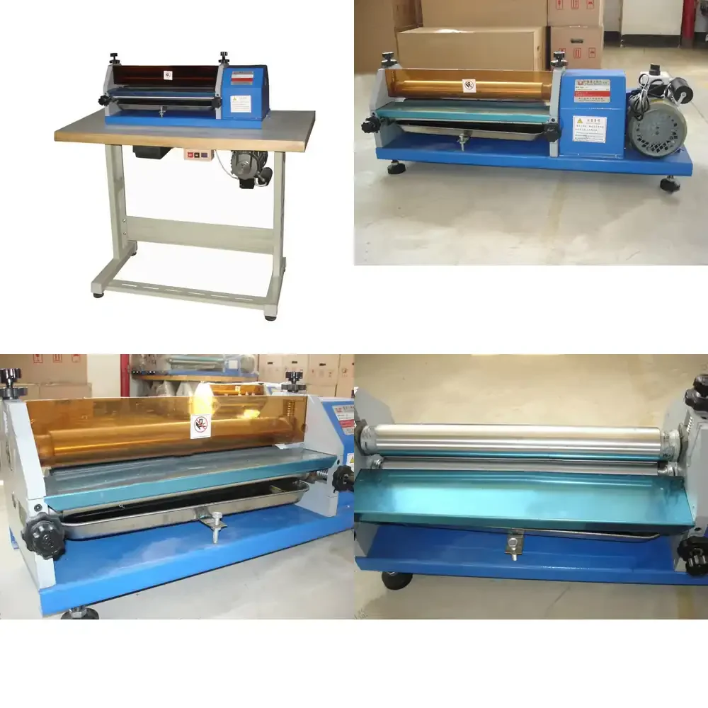 Leather Bag Box Package Shoe Upper Sole Hot Melt Glue Pasting Machine