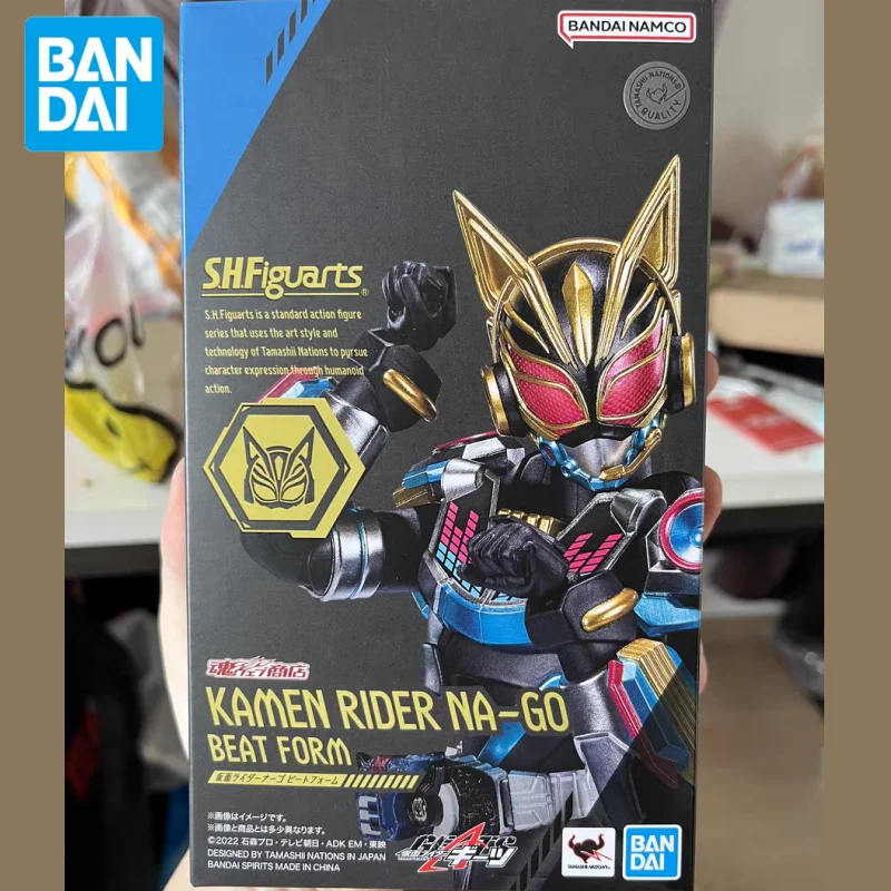 

Original Genuine Bandai Anime Kamen Rider Na Go Beat Form Shf Model Action Figure Gifts Collectible Ornaments Toys