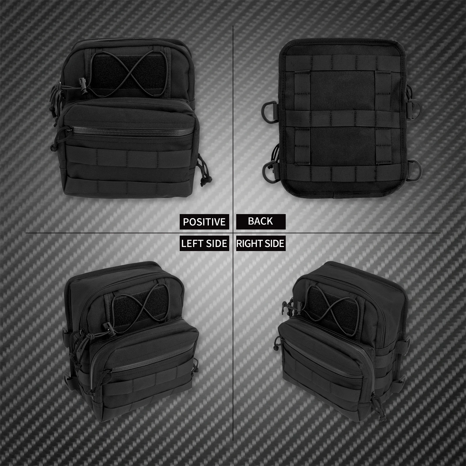 Motorcycle Sissy Bar T-Bar Handle Tool Travel Pouch Bag Universal Handlebar Bag For Harley Sportster Softail Dyna Street Bob