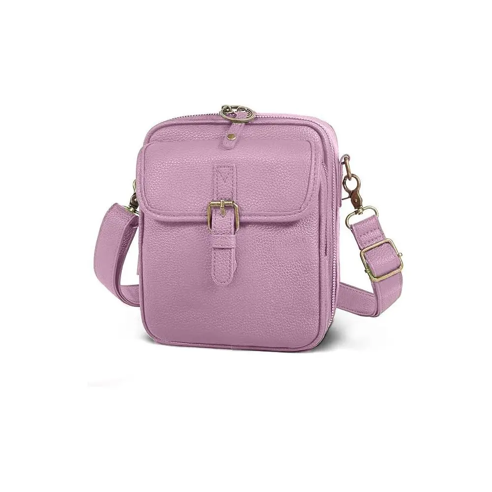 

Free ShippingLeather Crossbody Bag for Women,Anti-Theft Messenger Bag with Large Capacity,Built-in Purse Card Slots Shoulder Sli