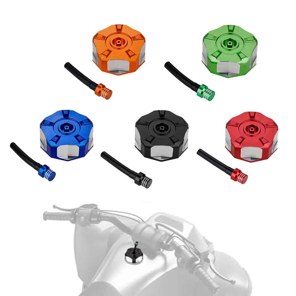 For Off-road Motorcycles CNC Fuel Tank Cap CNC-machined Aluminum Flexible Sealing Gasket Lightweight Construction