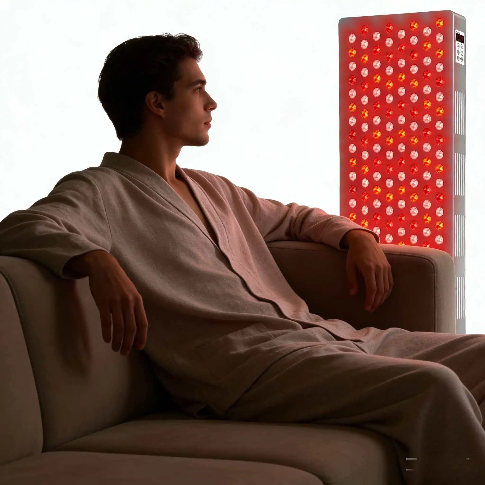 

Сенсорная панель для LED-терапии красным светом (630нм, 660нм, 810нм, 830нм, 850нм) с пультом ДУ для домашнего использования