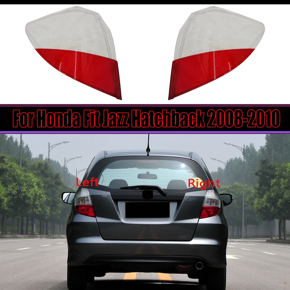 

For Honda Fit Jazz Hatchback 2008 2009 2010 Taillight Cover Lamp Shade Transparent Lampshade Headlamp Shell Lens Plexiglass