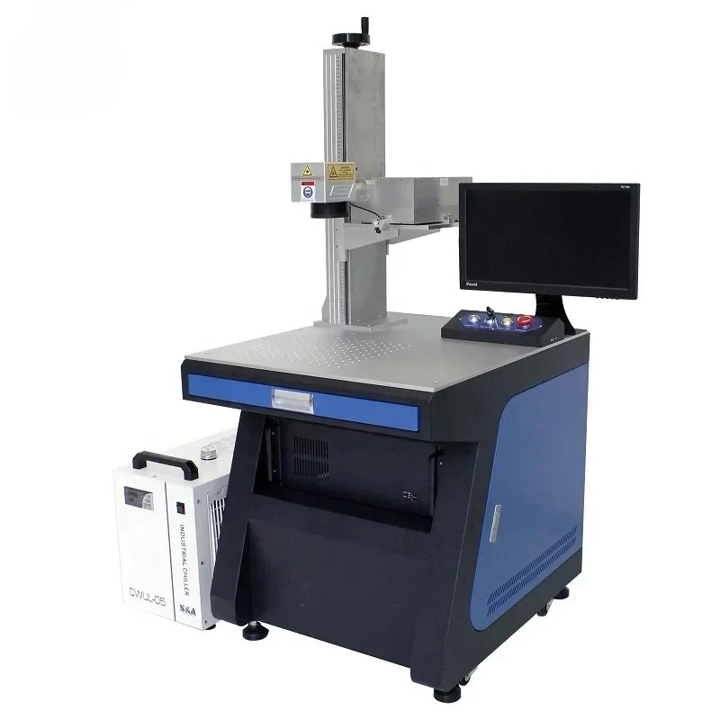 

Hot sale Precise Marking 5W JPT UV Marking Machine With Computer Logo Printer Spot UV Machine For Glass Wood Plastic Leather