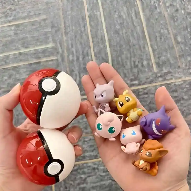Hot Authentic Funismo Pokemon Blind Box Palmsize Wonders Series1 2 3 Simpatici ornamenti per il desktop Figurine da collezione in PVC Modello giocattolo