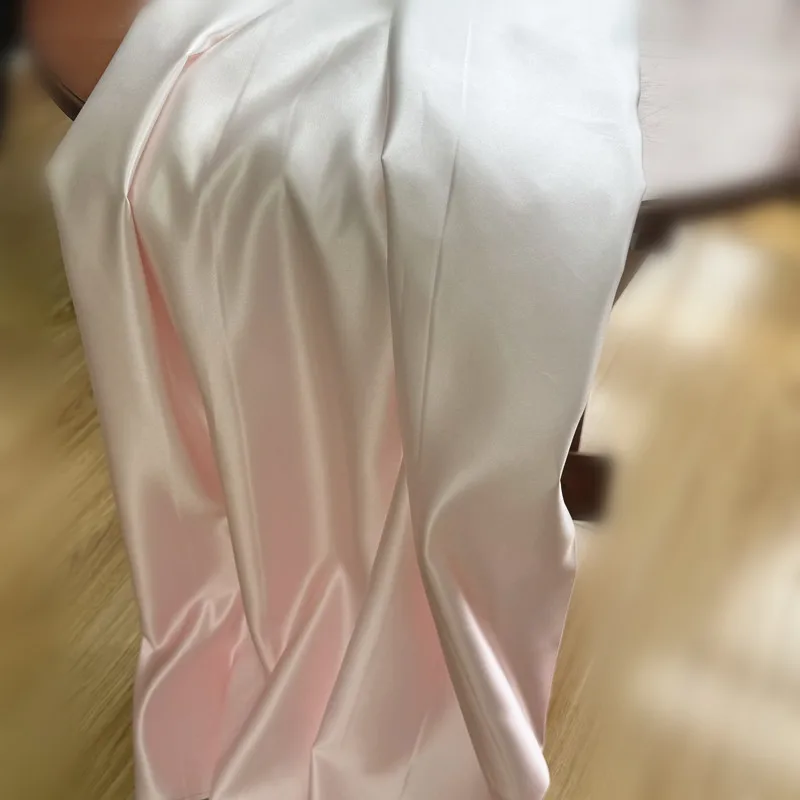 Gradient Soft Satin Fabric Thick for Clothing Wedding Dress Fashion Designer Diy Sewing Material Cloth By The Meter