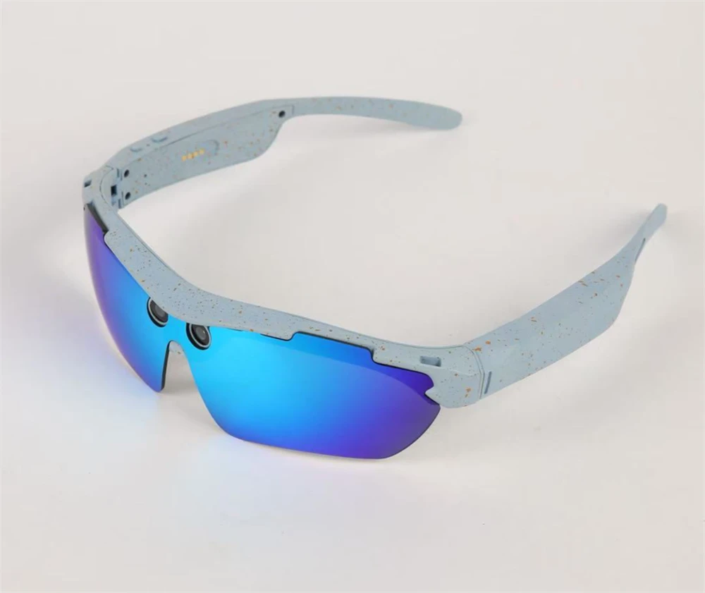 New Sport Smart Glasses 8MP HD Camera 4K Video IP68 Waterproof Real-Time Translation Music Playback AI Assistant Image 32GB