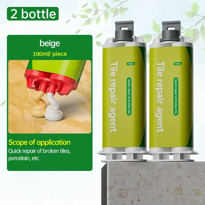 Verkoop Tegelmarmerreparatiemiddel Keramische vloerpasta Epoxy AB-lijm Lijm voor het vullen van gaten en scheuren