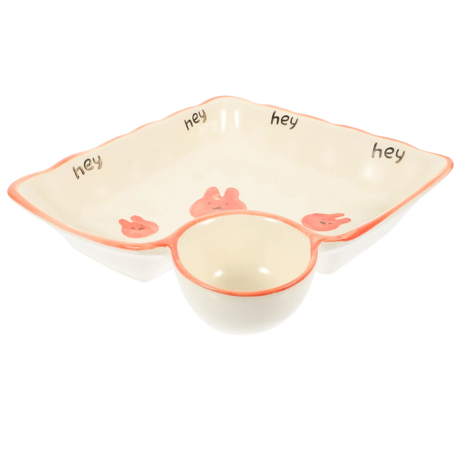 

Ceramic Square Sushi Plate Dumpling Tray Smooth Surface High Temperature Resistance Food Serving Plate Microwave Dishwasher Safe
