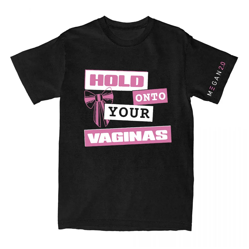 

M3GAN 2.0 Hold on Bow T-Shirt Women Clothing Sci-Fi Horror Movie Printing Tshirts Short Sleeve Cotton Female T Shirt Summer Tees
