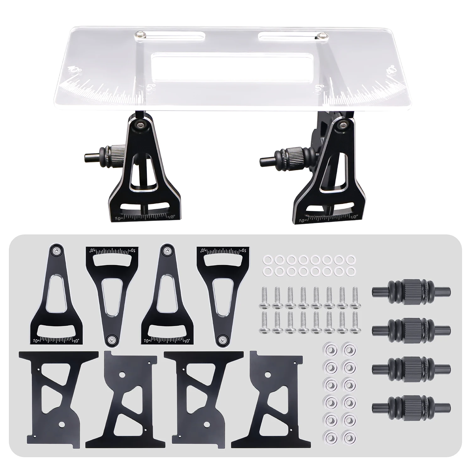 

Aluminum On Road Chassis Setup System Tool Set for 1/24 LOSI Micro-B HPI 1/28 Micro-T Wltoys 244016 RC On-Road Drift Racing Car