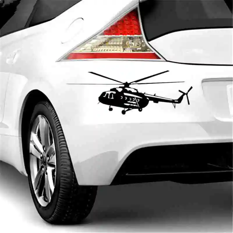 JP helicopter mi-8 aircraft automobile sticker, automobile motorcycle external accessories PVC sticker 15cm-5.6cm