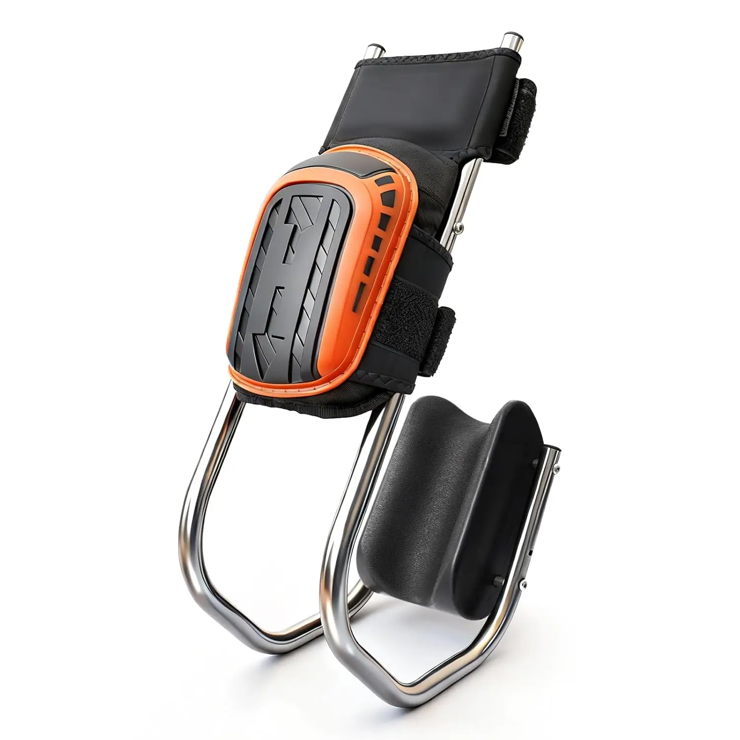 

Adjustable Knee Pads with Seat for Gardening, Construction, and Cleaning - Ergonomic Protection for Men & Women