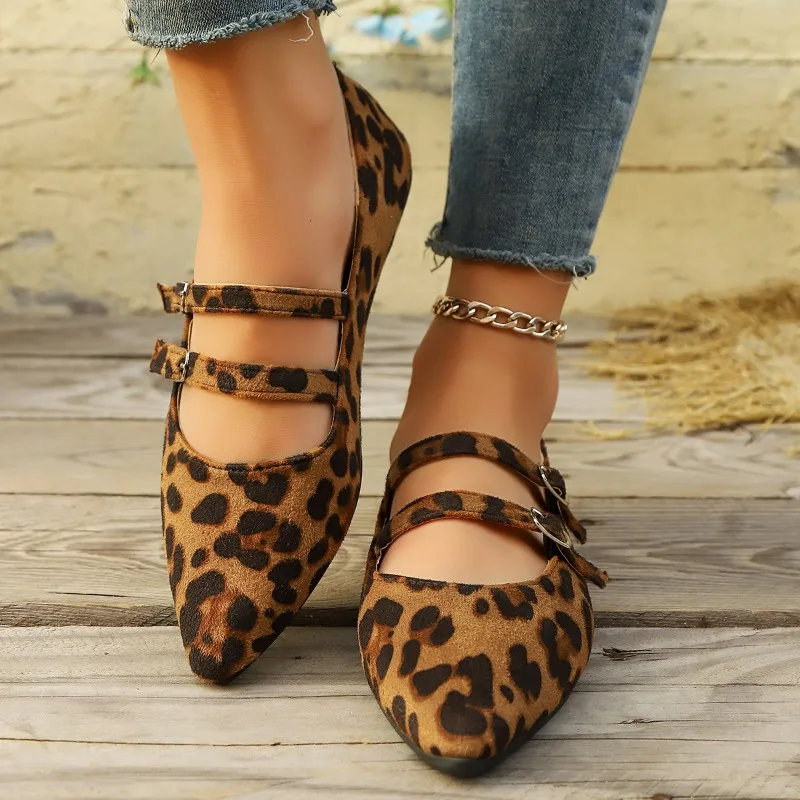 Velvet Mary Jane Shoes Women Casual Streetwear Ballet Flats Pumps Female Solid Color Loafers for Office Ladies Working